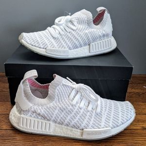 Men's Adidas NMD R1 Primeknit Cloud White Size 8.5